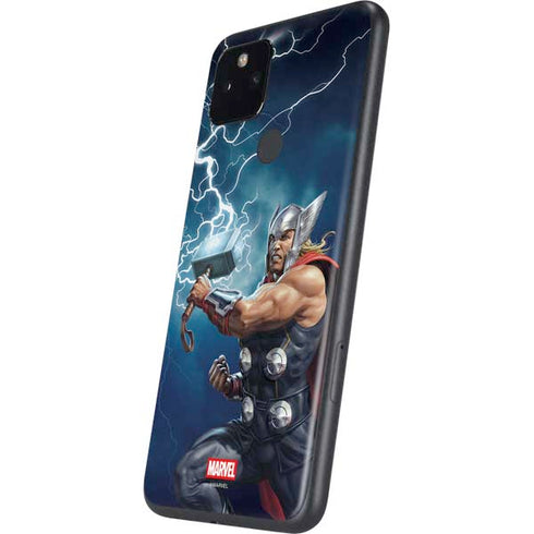 Marvel Thor Thor and Mjolnir Google Pixel 5a Skin